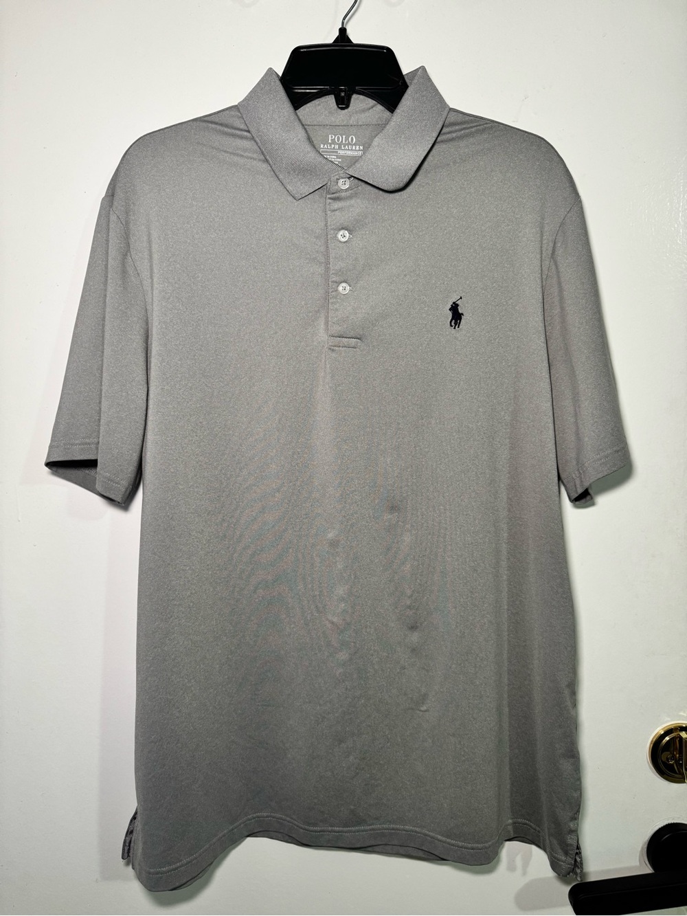 Polo by Ralph Lauren Gray Polo Shirt with Embroidered Logo